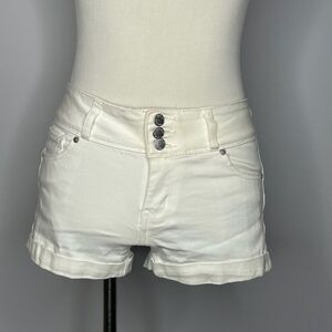 Wax Jean- Off White Multiple Button Jeans